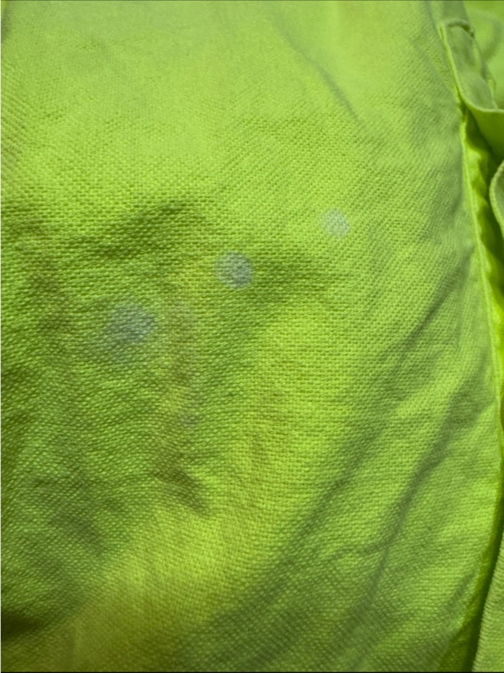 Ralph Lauren Neon Yellow-Green Custom Fit Button Down Shirt Women's Size XL - Picture 14 of 16